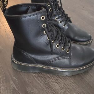 Dr. Martens Black Leather Boots
